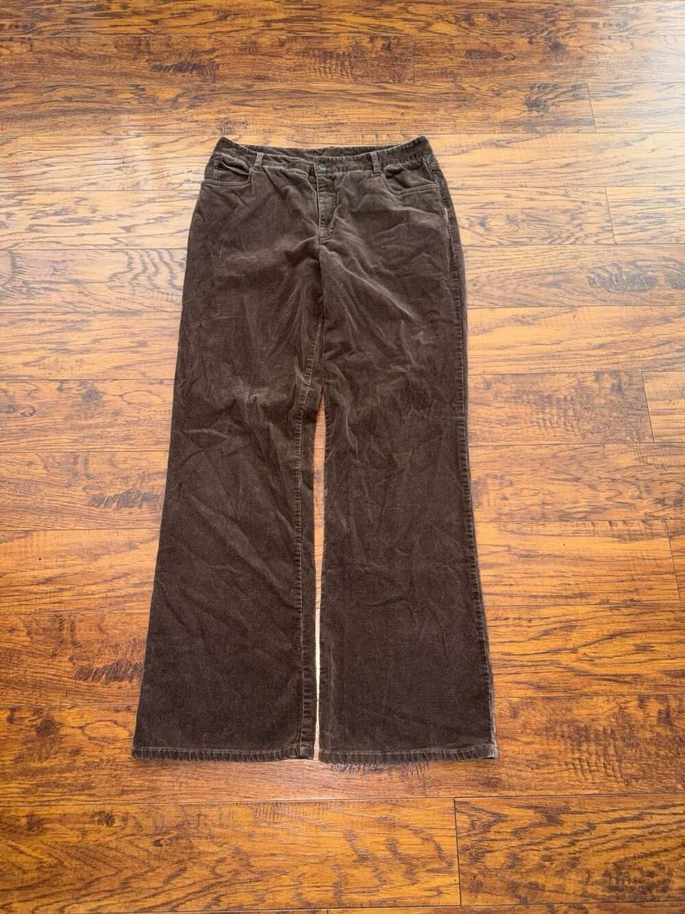 Telluride Clothing Co. Brown Corduroy Flare Pants Size 10